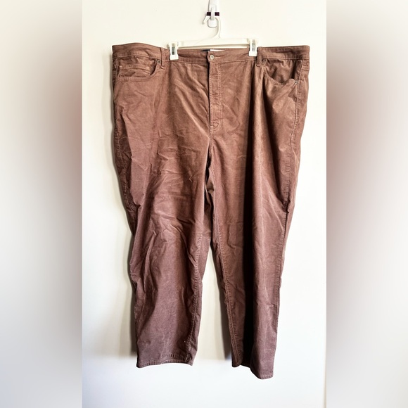 Old Navy High Waisted OG straight Corduroy Ankle Pants 28W Chanterelle(pink) - Picture 5 of 10